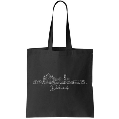 City Skyline Dubrovnik Croatia Tote Bag