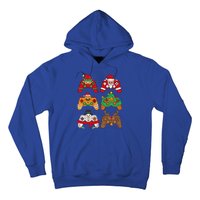 Christmas Santa Deer Gaming Controllers Gift Hoodie