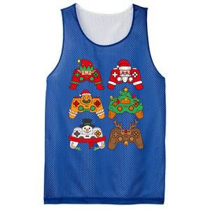 Christmas Santa Deer Gaming Controllers Gift Mesh Reversible Basketball Jersey Tank