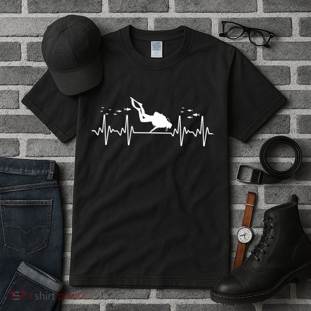 Cool Scuba Diving Art For Men Women Scuba Dive Diver Diving Tall T-Shirt