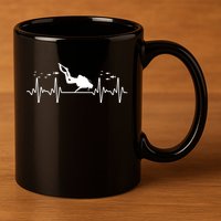 Cool Scuba Diving Art For Men Women Scuba Dive Diver Diving 11oz C Handle Ceramic Mug