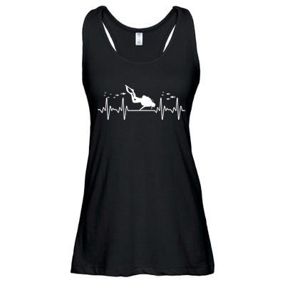 Cool Scuba Diving Art For Men Women Scuba Dive Diver Diving Ladies Essential Flowy Tank