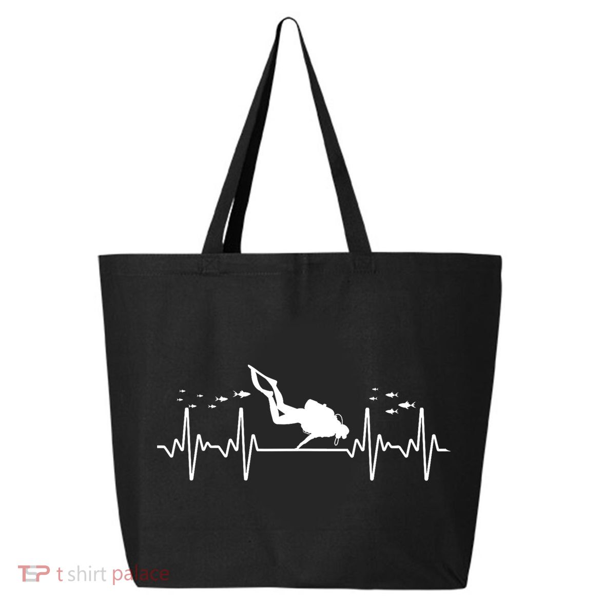 Cool Scuba Diving Art For Men Women Scuba Dive Diver Diving 25L Jumbo Tote