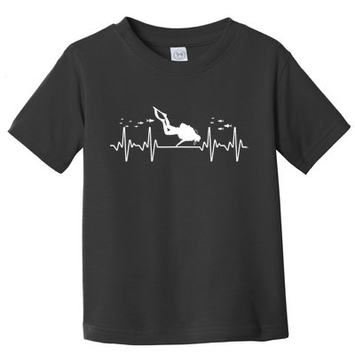Cool Scuba Diving Art For Men Women Scuba Dive Diver Diving Toddler T-Shirt
