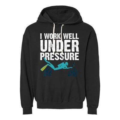 Cool Scuba Diving For Men Women Ocean Scuba Diver Snorkeling Garment-Dyed Fleece Hoodie