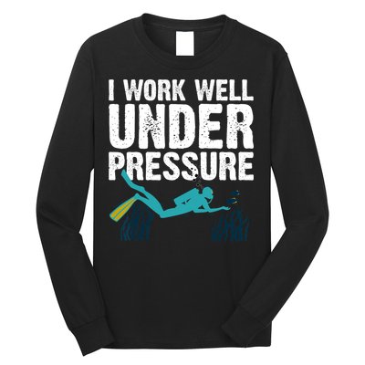 Cool Scuba Diving For Men Women Ocean Scuba Diver Snorkeling Long Sleeve Shirt