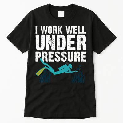 Cool Scuba Diving For Men Women Ocean Scuba Diver Snorkeling Tall T-Shirt