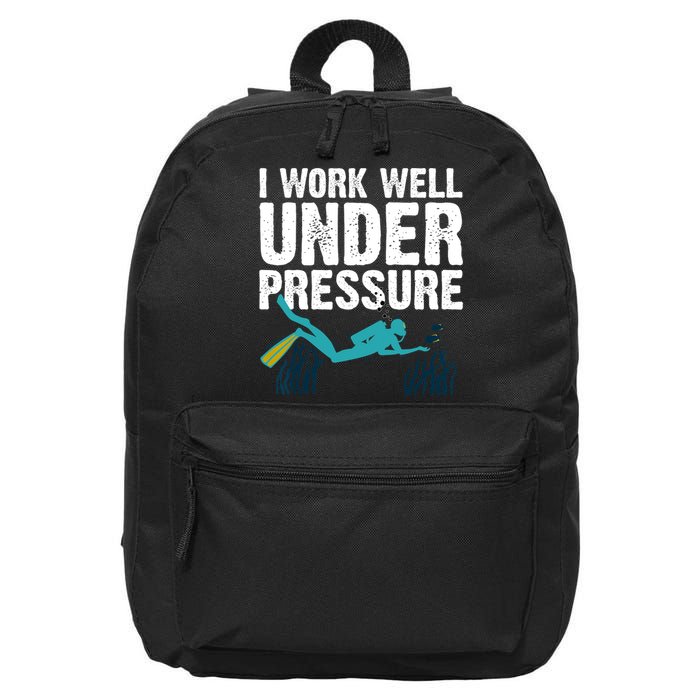 Cool Scuba Diving For Men Women Ocean Scuba Diver Snorkeling 16 in Basic Backpack