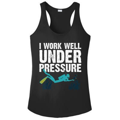 Cool Scuba Diving For Men Women Ocean Scuba Diver Snorkeling Ladies PosiCharge Competitor Racerback Tank