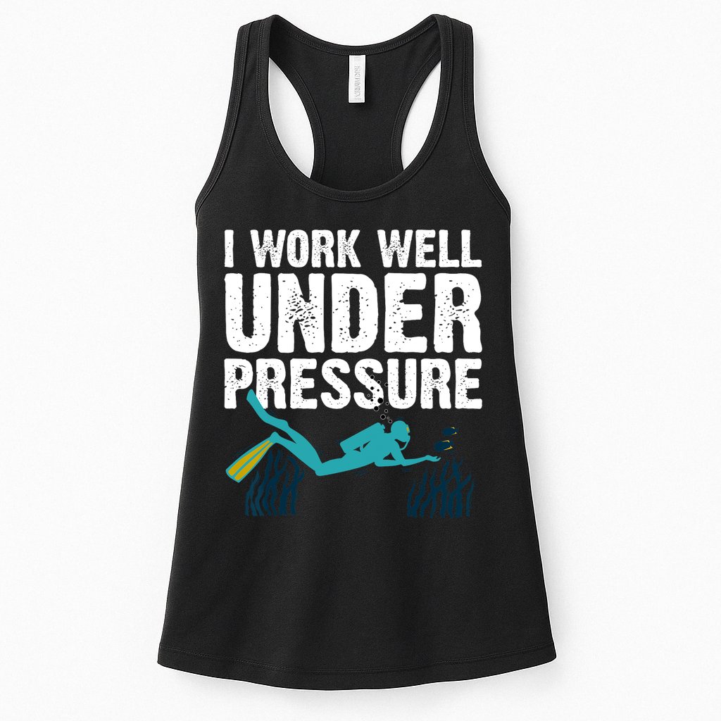 Cool Scuba Diving For Men Women Ocean Scuba Diver Snorkeling Womens Tank Top