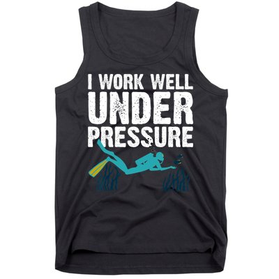 Cool Scuba Diving For Men Women Ocean Scuba Diver Snorkeling Tank Top
