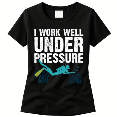 Cool Scuba Diving For Men Women Ocean Scuba Diver Snorkeling Womens T-Shirt
