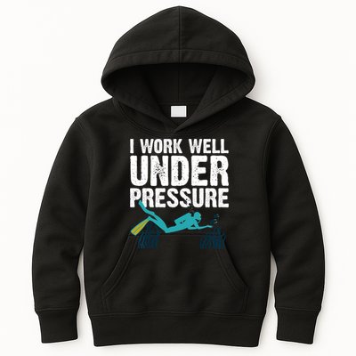 Cool Scuba Diving For Men Women Ocean Scuba Diver Snorkeling Kids Hoodie