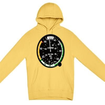 Cockpit Six Dials Flight Simulator Pilot Aircraft Gift Premium Pullover Hoodie