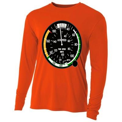 Cockpit Six Dials Flight Simulator Pilot Aircraft Gift Cooling Performance Long Sleeve Crew