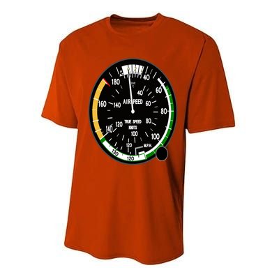 Cockpit Six Dials Flight Simulator Pilot Aircraft Gift Performance Sprint T-Shirt