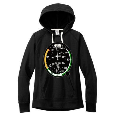 Cockpit Six Dials Flight Simulator Pilot Aircraft Gift Women's Fleece Hoodie