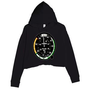 Cockpit Six Dials Flight Simulator Pilot Aircraft Gift Crop Fleece Hoodie