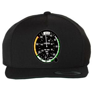 Cockpit Six Dials Flight Simulator Pilot Aircraft Gift Wool Snapback Cap