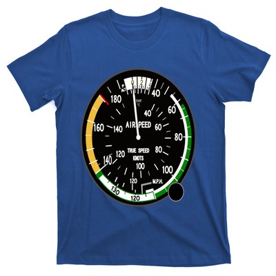 Cockpit Six Dials Flight Simulator Pilot Aircraft Gift T-Shirt