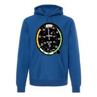 Cockpit Six Dials Flight Simulator Pilot Aircraft Gift Premium Hoodie