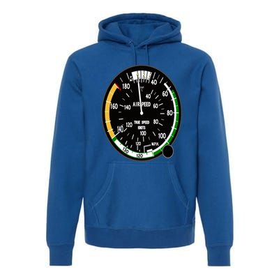 Cockpit Six Dials Flight Simulator Pilot Aircraft Gift Premium Hoodie