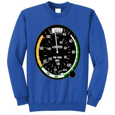 Cockpit Six Dials Flight Simulator Pilot Aircraft Gift Tall Sweatshirt