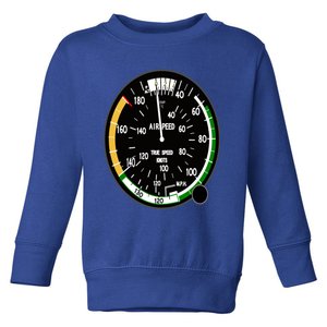 Cockpit Six Dials Flight Simulator Pilot Aircraft Gift Toddler Sweatshirt