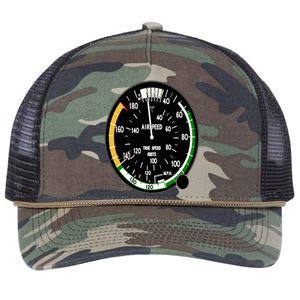 Cockpit Six Dials Flight Simulator Pilot Aircraft Gift Retro Rope Trucker Hat Cap