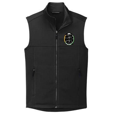 Cockpit Six Dials Flight Simulator Pilot Aircraft Gift Collective Smooth Fleece Vest