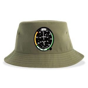 Cockpit Six Dials Flight Simulator Pilot Aircraft Gift Sustainable Bucket Hat