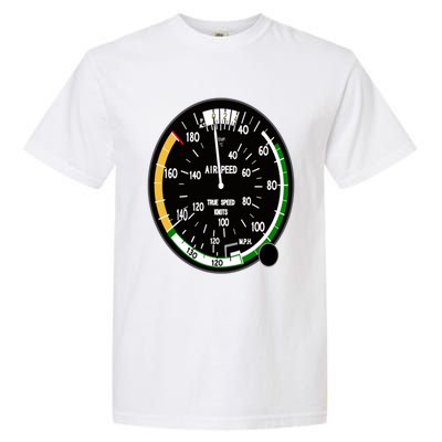 Cockpit Six Dials Flight Simulator Pilot Aircraft Gift Garment-Dyed Heavyweight T-Shirt