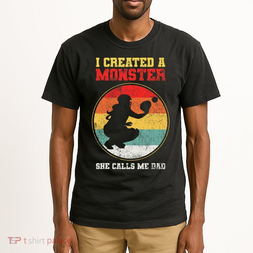 Catcher Softball Dad Fathers Day Tall T-Shirt