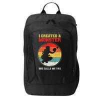 Catcher Softball Dad Fathers Day City Backpack