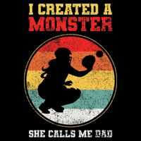 Catcher Softball Dad Fathers Day City Backpack