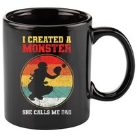 Catcher Softball Dad Fathers Day 11oz C Handle Ceramic Mug