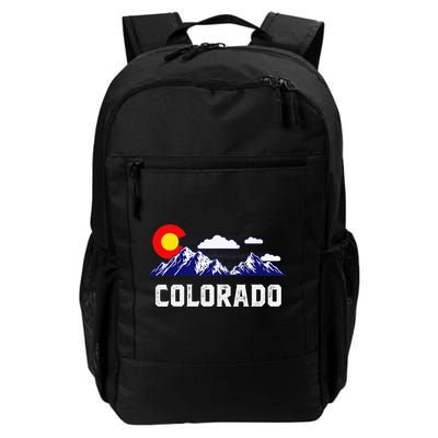 Colorado State Denver Map Flag CO Souvenir Mountain Backpack