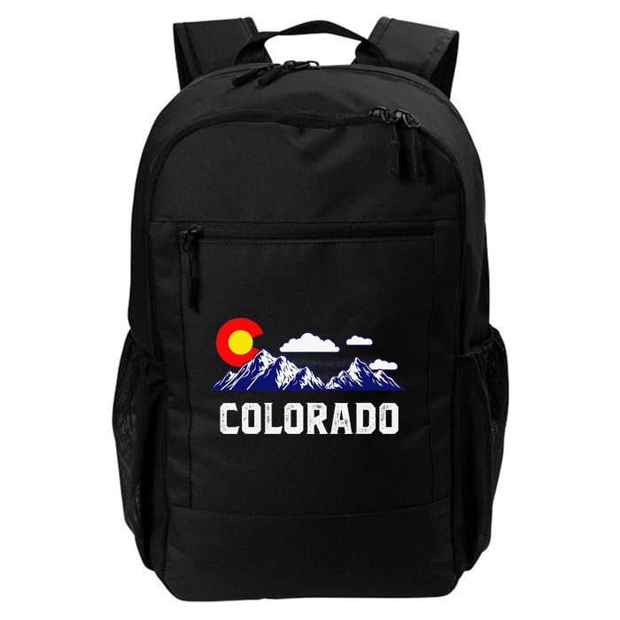 Colorado State Denver Map Flag CO Souvenir Mountain Backpack