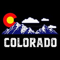 Colorado State Denver Map Flag CO Souvenir Mountain Backpack