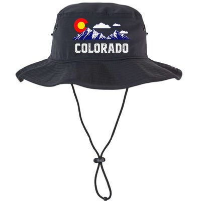 Colorado State Denver Map Flag CO Souvenir Mountain Bucket Hat