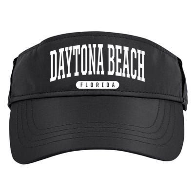 College Style Daytona Beach Florida Souvenir Gift Adult Drive Performance Visor