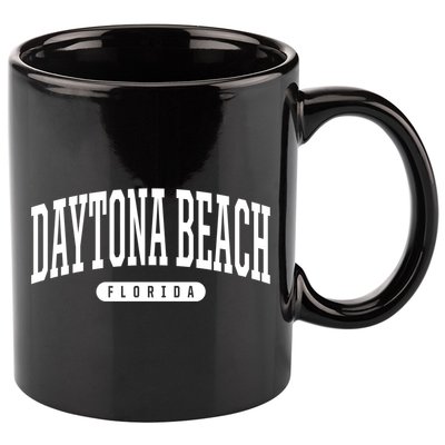 College Style Daytona Beach Florida Souvenir Gift 11oz C Handle Ceramic Mug