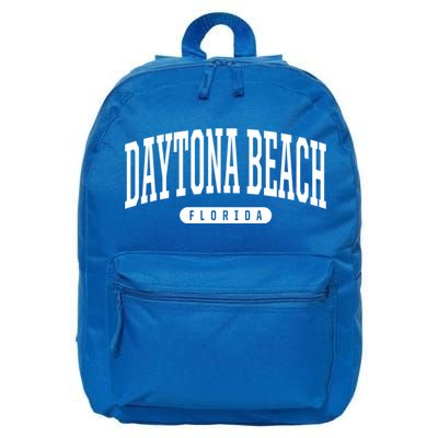 College Style Daytona Beach Florida Souvenir Gift 16 in Basic Backpack