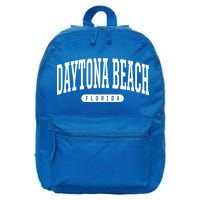 College Style Daytona Beach Florida Souvenir Gift 16 in Basic Backpack