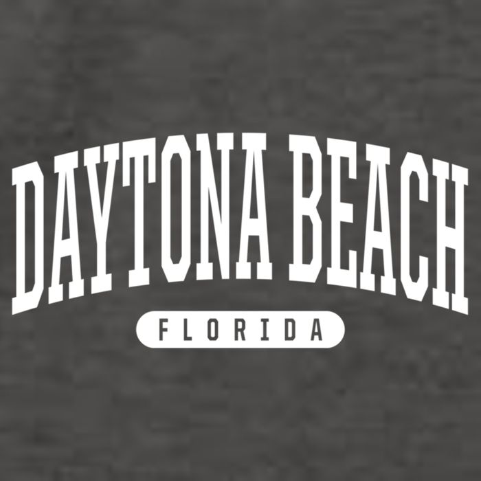 College Style Daytona Beach Florida Souvenir Gift Vector Backpack