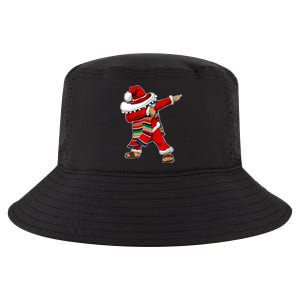 Christmas Sombrero Dabbing Mexican Serape Poncho Santa TShirt Cool Comfort Performance Bucket Hat