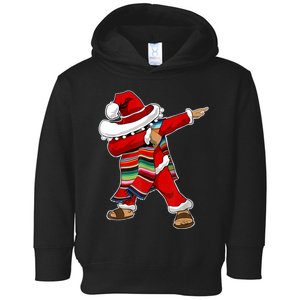 Christmas Sombrero Dabbing Mexican Serape Poncho Santa TShirt Toddler Hoodie