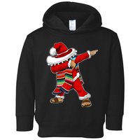 Christmas Sombrero Dabbing Mexican Serape Poncho Santa TShirt Toddler Hoodie