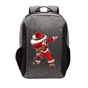 Christmas Sombrero Dabbing Mexican Serape Poncho Santa TShirt Vector Backpack