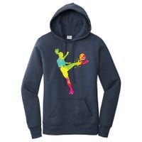 Cool Soccer Design For Women Girl Soccer Player Sport Lover Women's Pullover Hoodie